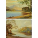 Roland Stead (British, 20th century), "Causey Pike" and "Lake Windermere", a pair, signed,