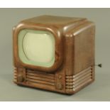 A vintage 1950's Bakelite television receiver, by Bush Radio, Type TV22A.