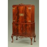 A Bridgecraft mahogany cocktail cabinet,