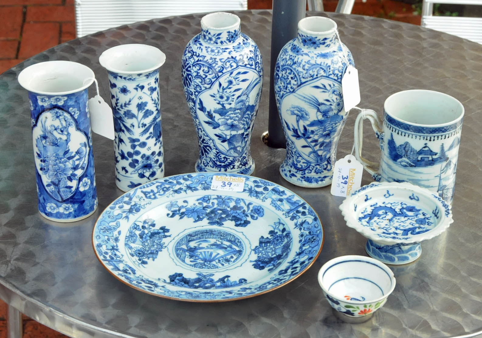 Chinese blue and white wares, 18th century/19th century, - Image 3 of 21