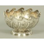 A William IV silver bowl, London 1834,