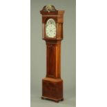 A George III mahogany longcase clock circa 1800 by Joseph Craig of Maryport,