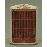 An early 20th century Albion Truck radiator and grille,