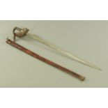 An Edward VII 1821 pattern heavy cavalry officers sword,