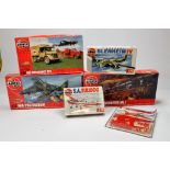 Airfix Model and Aircraft Kits comprising RAF Emergency Set, Blenheim IV, MIG-29A, SA Bulldog,