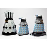 Trio of ARC Dalek Models. Come with parts, accessories and certificates of authenticity. (3)