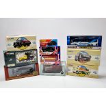 Group of misc diecast models from various makers. Corgi, Oxford etc. Generally M in boxes. (9)