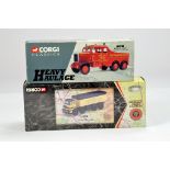 Corgi Commercial Truck Diecast Duo. Heavy Haulage No. 17501 Scammell Constructor (Siddle Cook)