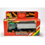 Britains 1/32 Tipper Truck. Green / Silver. NM to M in VG to E Box.