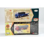 Corgi Commercial Truck Diecast Group. Comprising No. 11802 ERF KV (Bass Worthington) plus No.