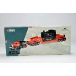 Corgi Commercial Truck Diecast Issue. Heavy Haulage No. 31007 Diamond T Ballast and Locomotive Load.