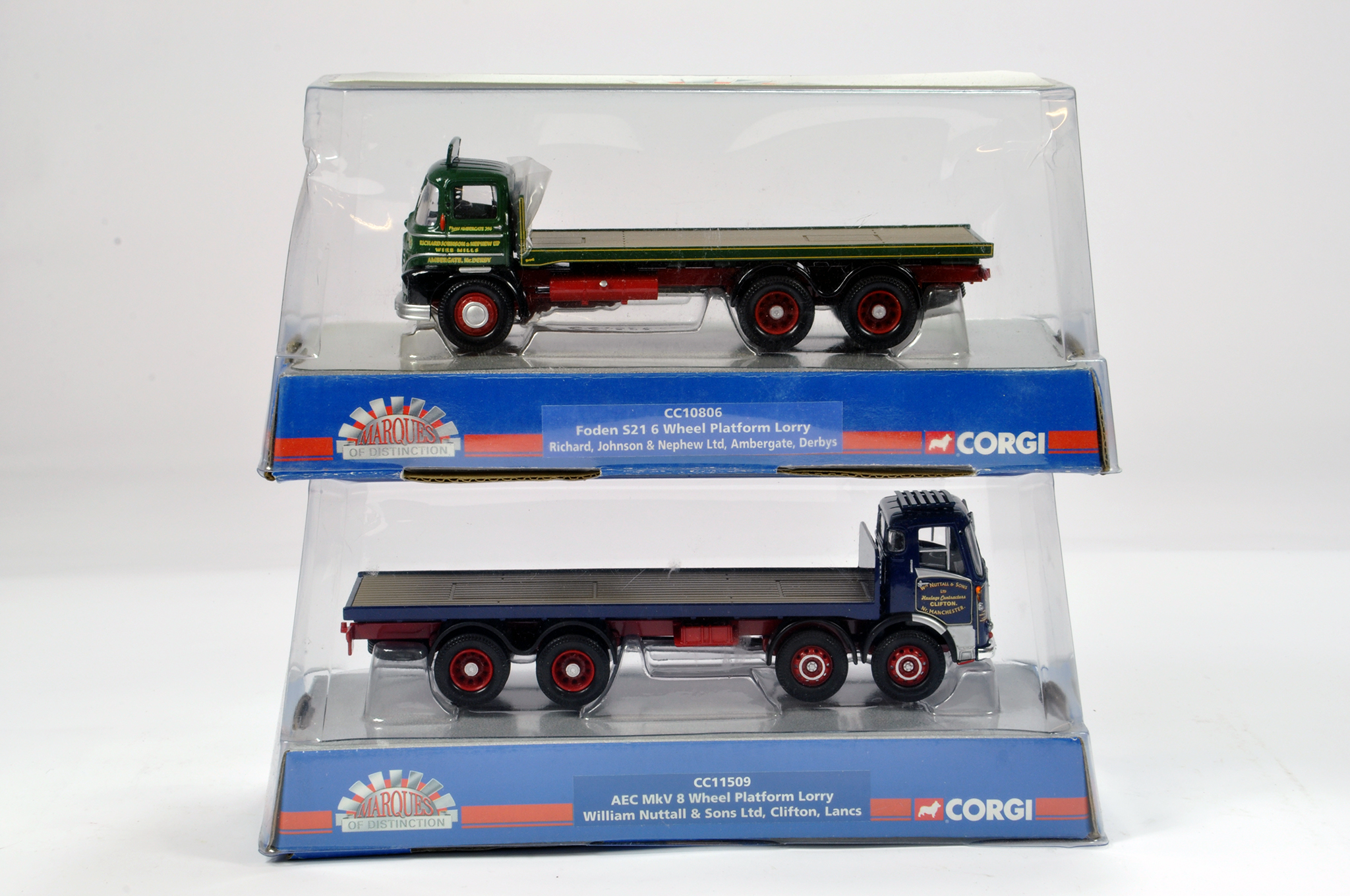 Corgi Commercial Truck Diecast Group. Marques of Distinction. CC10806 Foden S21 6 Wheel Platform