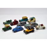 Various Playworn Diecast issues. Spot-On, Dinky Matchbox Etc. (11)