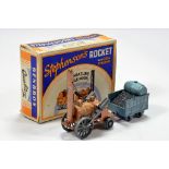 Benbros Stephensons Rocket with Coal Tender. VG to E in VG Box.