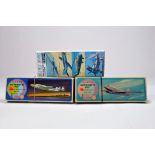 Scarce Kader No. 392 Plastic Model Aircraft Kit of the Lockheed Constellation and 3912 Douglas DC3