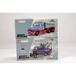 Corgi Commercial Truck Diecast Duo. Heavy Haulage. No. 17902 Scammell Contractor (Sunter Brothers)