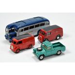 Unboxed commercial diecast selection including Dinky Royal Mail Van, Corgi Land Rover and two