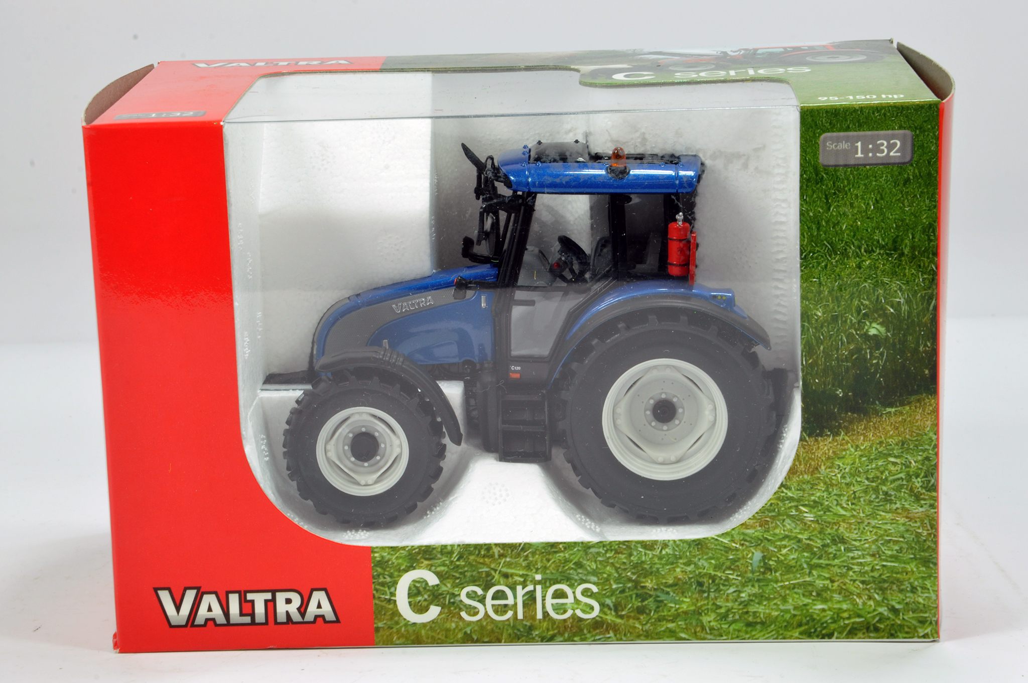 Universal Hobbies 1/32 Valtra C Tractor. Blue. M in Box.
