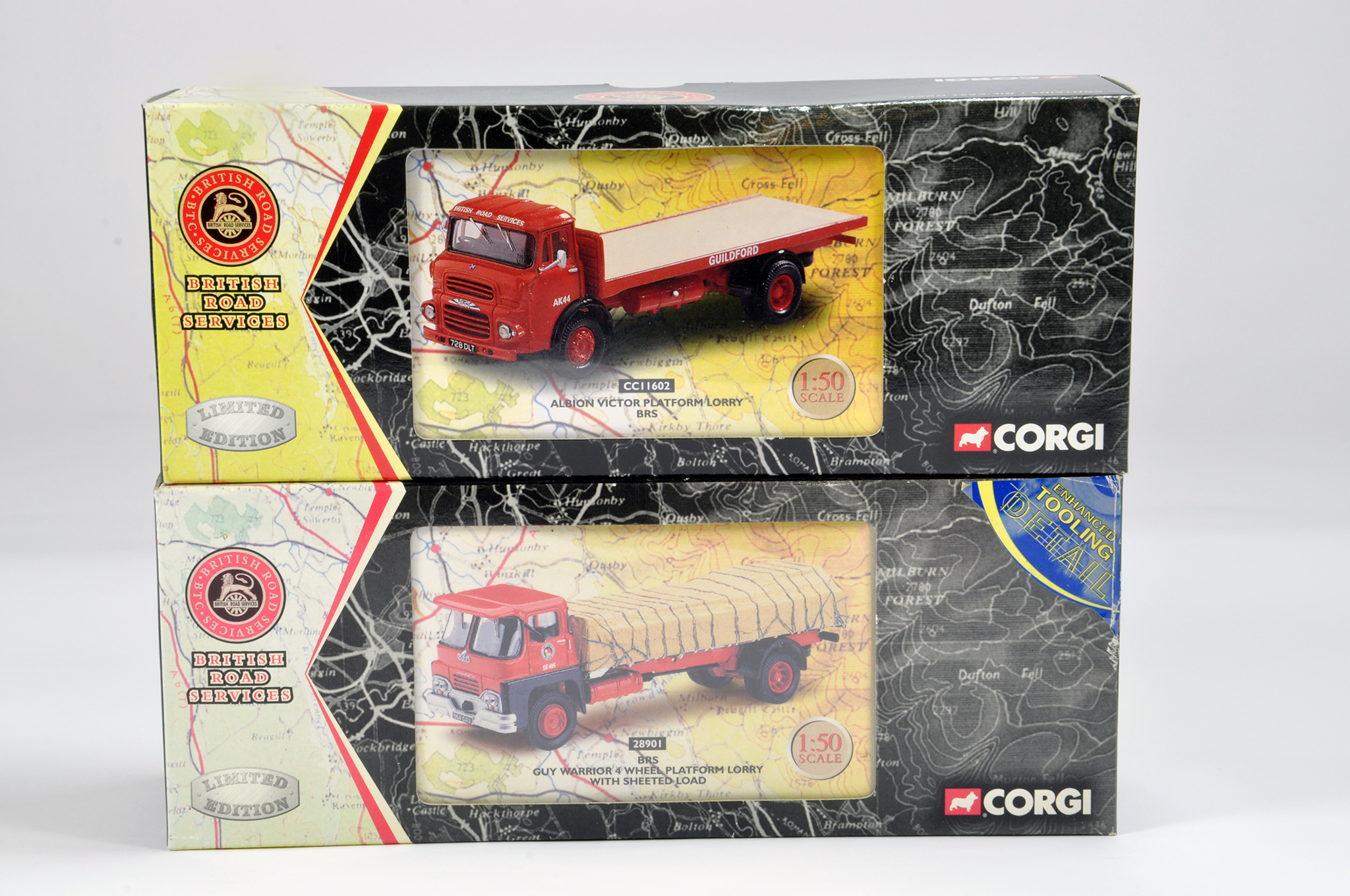 Corgi Commercial Truck Diecast Group. Comprising No. 28901 Guy Warrior plus 11602 Albion Victor