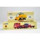 Corgi Commercial Truck Diecast Duo. Scammell Scarab (Rail Fright) plus 24601 Leyland Octopus (