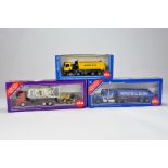 Siku 1/50 Diecast group comprising 3436 Silo Transporter, 3520 Tipper Truck and 3524 Dump Truck.