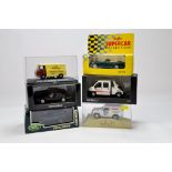 Diecast vehicle group comprising Minichamps, Maisto, Norev and others. NM to M in Boxes. (6)