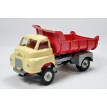 A rare example of a Mettoy large scale plastic Big Bedford Tipper Lorry with working mechanism. VG.