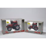 Universal Hobbies 1/32 Tractor duo including McCormick MTX 155 plus V80-4Q Tractor. M in Boxes. (2)