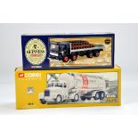 Corgi Commercial Truck Diecast Duo. Comprising No. 20902 Leyland Ergomatic (Guiness) plus 16305