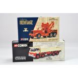 Corgi Commercial Truck Diecast Group. Comprising No. 55602 Diamond T Wrecker De L'orne plus 29401