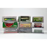 An interesting assortment of 1/76 Diecast Bus Models from Corgi Omnibus comprising various issues.