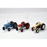 Corgi and Dinky Tractor Trio. Generally F. (3)