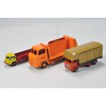 Trio of Diecast Budgie issues comprising Farm Wagon, Coca Cola Van and one other. Generally VG to E.