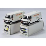 Conrad 1/50 Construction Diecast No. 1604 Mercedes Benz 307D Service Vans. Cryo Service. Scarce