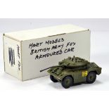 Hart Models 1/48 White Metal Factory Built British Army Fox Armoured Car. Rare Stunning hand built