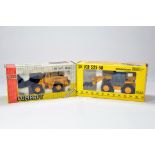 Joal Diecast Duo comprising 1/35 JCB Telehandler plus 1/50 Volvo NM Wheel Loader. NM to M in