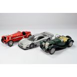 Diecast 1/18 car selection comprising various issues; Mercedes etc. Generally VG to E. (3)