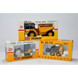 Joal 1/35 Construction Diecast Issue comprising JCB 712 Haul Truck and JCB 801 Mini Excavator and