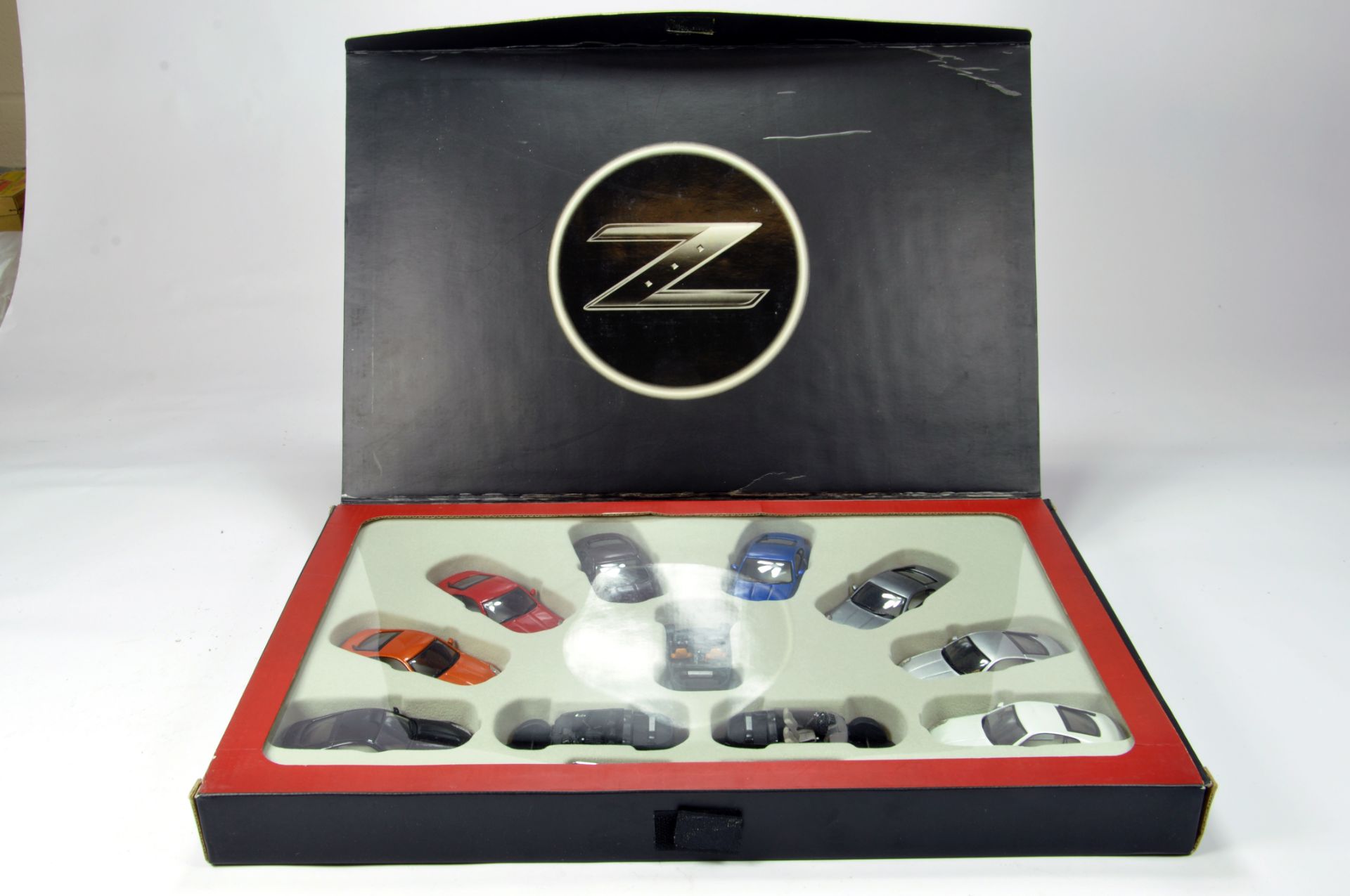 J.COLLECTIONs 1/43 Presentation Set of Nissan 350Z Limited Edition. NM to M in Box.