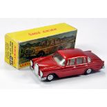 Dinky - Nicky Toys No. 186 Mercedes 220SE in metallic red with pale grey interior and silver trim. A