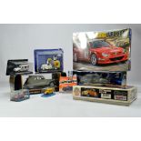 Assortment of Citroen themed diecast cars comprising Airfix Xsara Kit, 1/18 diecast issues and