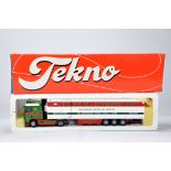 Tekno 1/50 Commercial Diecast Truck Issue comprising DAF XF Fridge Trailer. HE Payne. NM to M in