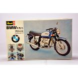 Revell (original) Plastic Model Kit in 1/8 scale of the BMW R75/5 750 CC Motorcycle. Appears