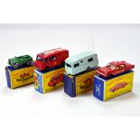 A group of Matchbox series issues comprising No. 12, 57, 23 and 59. Generally G to NM in Boxes. (4)