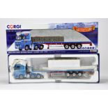 Corgi 1/50 Commercial Diecast Truck Issue comprising CC13825 Mercedes Benz Actros Facelift Flat