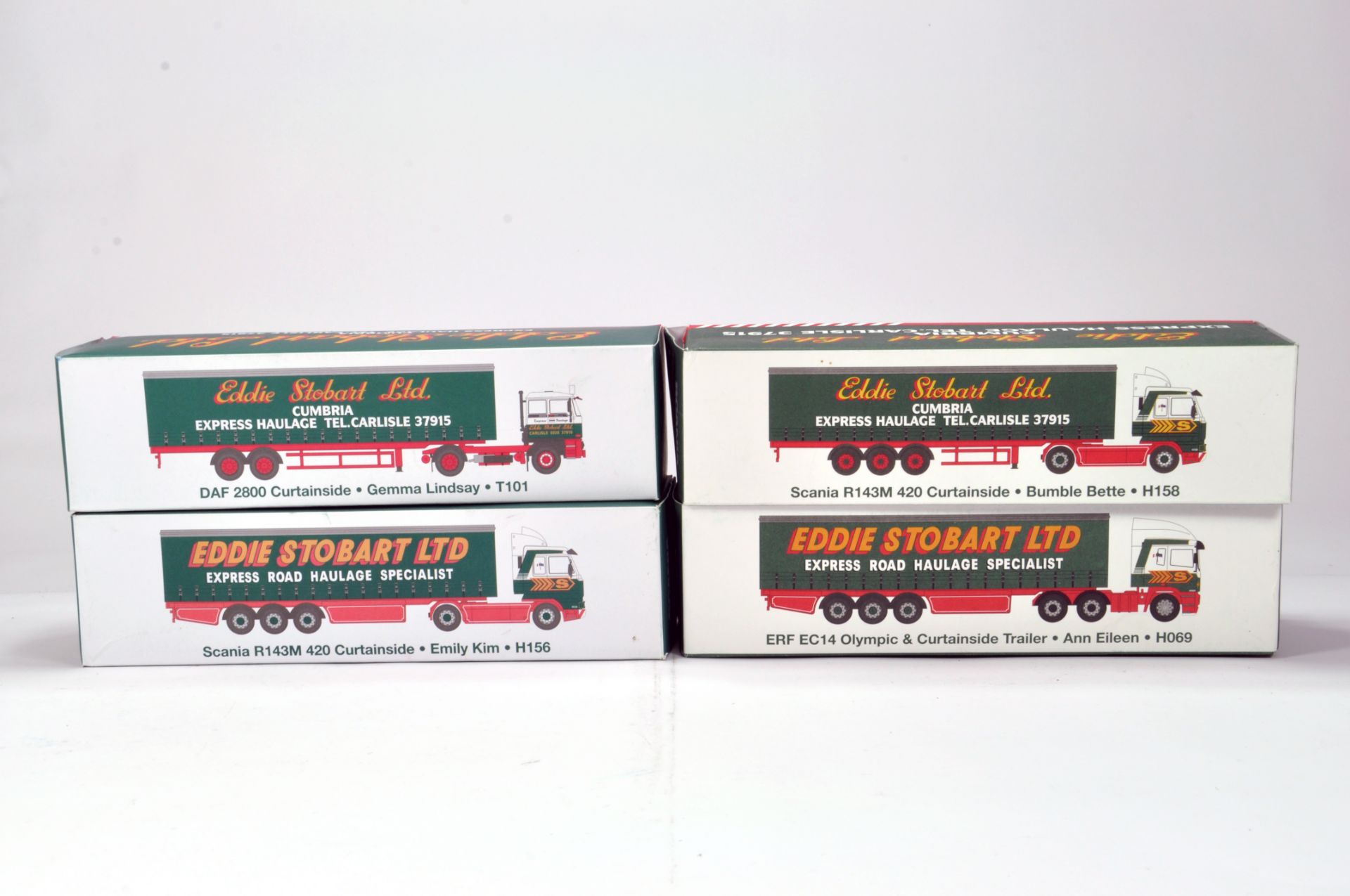 Oxford Diecast 1/76 Commercial Diecast Construction Issue comprising Limited Edition Stobart