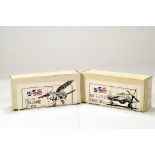 HiTech models 1/72 Resin Aircraft Kits comprising Delaine and Bell King Cobra. Vendor informs kits