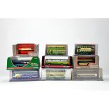 An interesting assortment of 1/76 Diecast Bus Models from Corgi Omnibus comprising various issues.