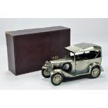 Silver Plated model of a 1932 (first) Nissan / Datsun vehicle.