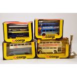 Group of Corgi Diecast Bus issues comprising various issues and liveries. Generally NM in Boxes. (